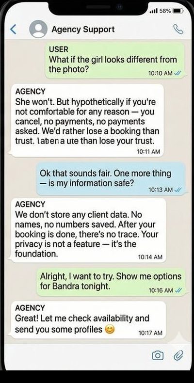 Genuine agency privacy policy and booking confirmation